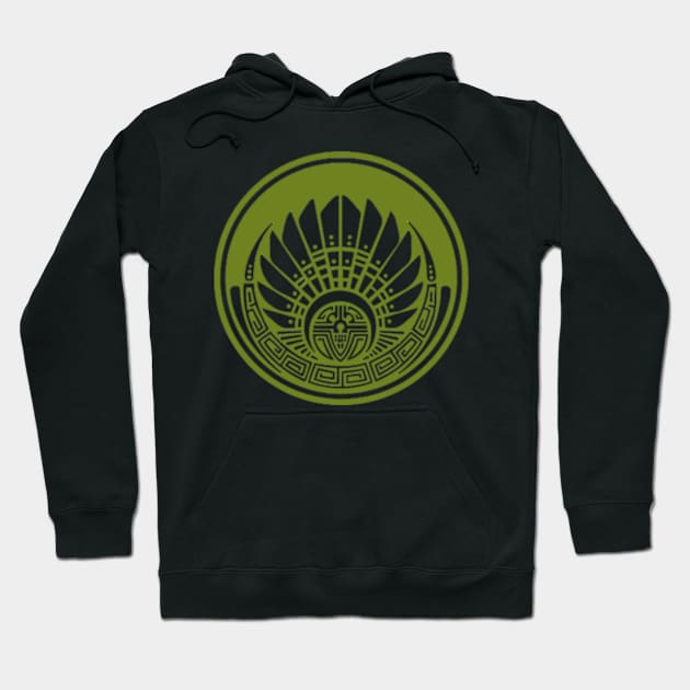 Ancient Maya Civilization Symbol Hoodie by Flash Exit Art.